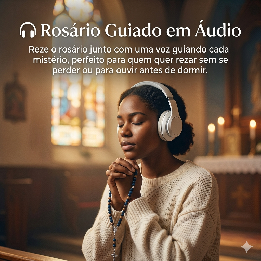 🎧 Rosário Guiado em Áudio